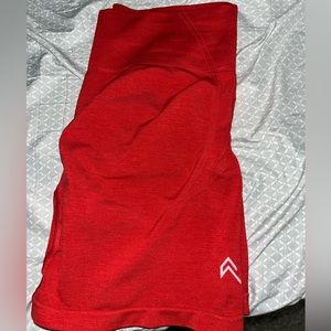 Oner Active XL Red Seamless Scrunch Short.